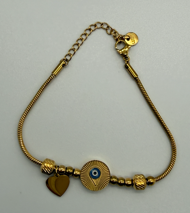 Evil Eye Enamel Bracelet