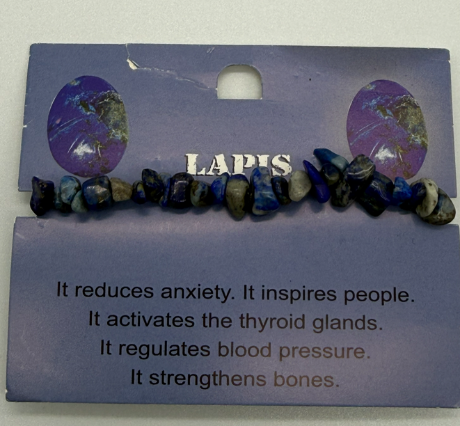 Natural Lapis bracelet